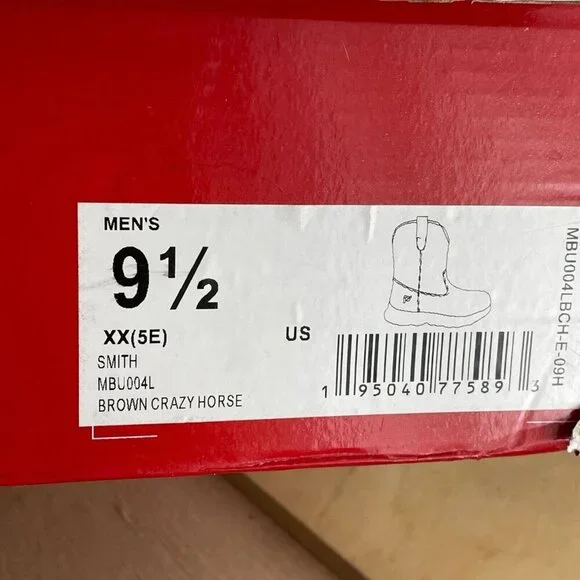 Propét Mens Smith 9 Inch Electrical Composite Toe Work Boots Size 9.5 E NWB S080 - Picture 10 of 11